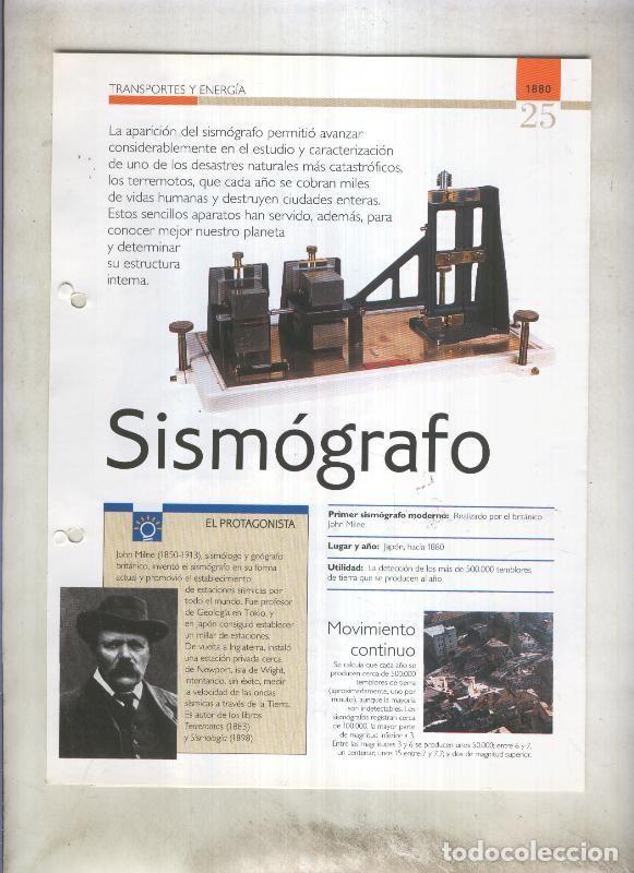 Cartes Postales: Sismografo: son 4 paginas y - varios