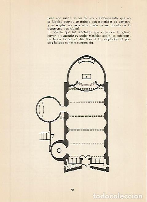 Postkarten: LAMINA 3608: Planta de la iglesia de Pont de Suert. Lleida - A. Fernandez Arenas