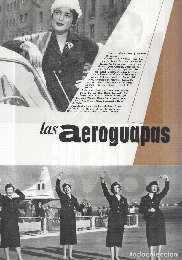 Cartes Postales: Ficha cine Suevia Films: Las aeroguapas y Las de Cain - varios