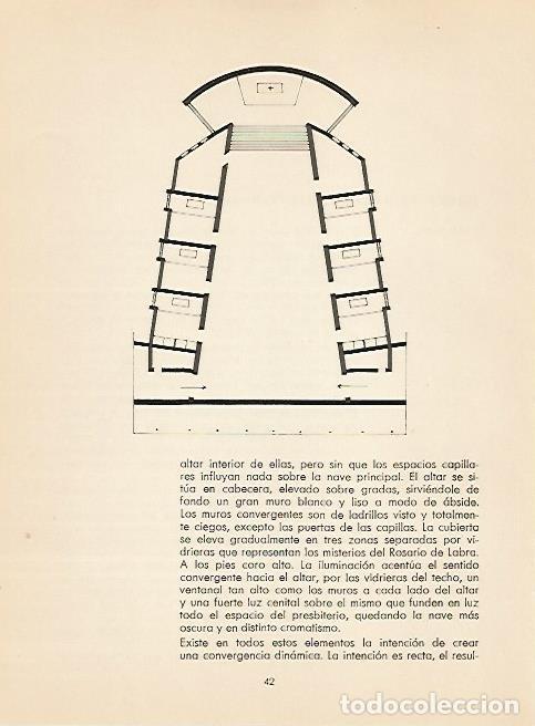 Postales: LAMINA 3605: Planta de la Iglesia de Arcas Reales. Valladolid - A. Fernandez Arenas