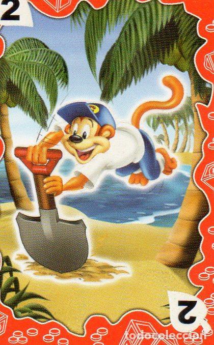 Cartes Postales: CROMO COLECCION CEREALES COCO POPS: Busqueda del tesoro. Cromo 2 rojo - Varios