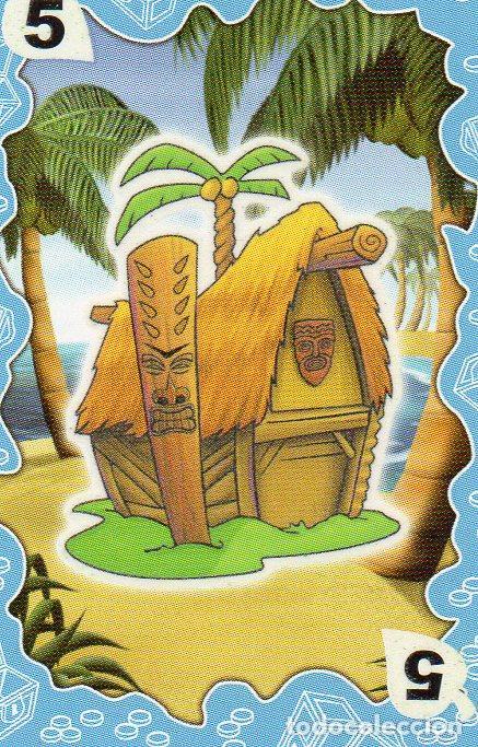 Cartes Postales: CROMO COLECCION CEREALES COCO POPS: Busqueda del tesoro. Cromo 5 azul - Varios