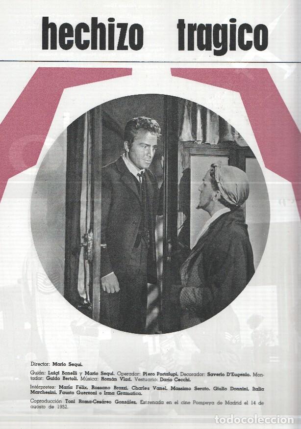 Postcards: Ficha cine Suevia Films: Hechizo tragico y Alerta en el cielo - varios