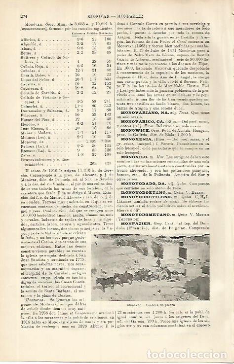 Postcards: LAMINA ESPASA 8556: Cantera de piedra en Monovar Alicante - Varios