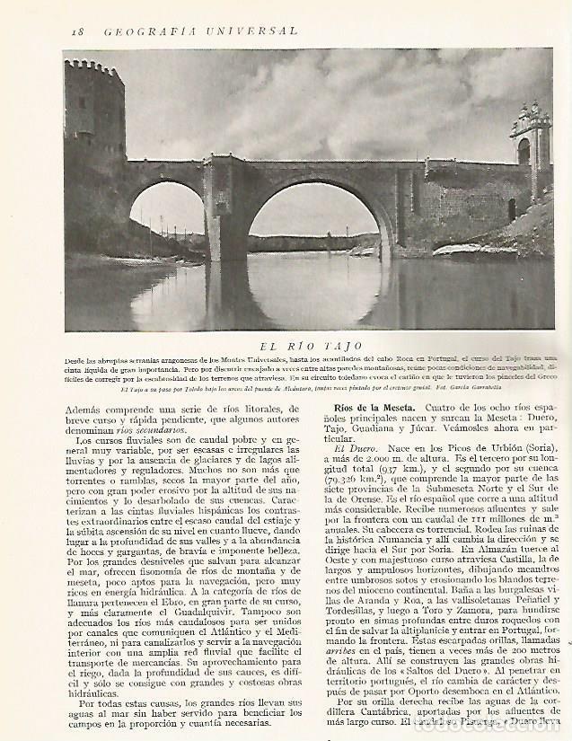 Postais: LAMINA 3036: ESPA&Ntilde;A. El Tajo a su paso por Toledo - Ramon Otero Pedrayo