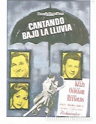 Postales: CROMO CINE 1877: CANTANDO BAJO LA LLUVIA - Varios