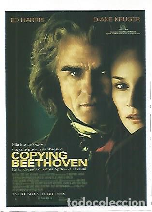 Postales: CROMO CINE 1197: COPYING BEETHOVEN - Varios