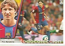 Postcards: CROMO ALBUM LIGA DE FUTBOL 2007-2008: Edmilson (no 28) F.C. Barcelona - Varios