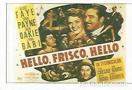 Cartes Postales: CROMO CINE 1252: HOLA SAN FRANCISCO - Varios