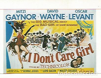 Cartes Postales: CROMO CINE 1255: UNA CHICA SIN PREOCUPACIONES - Varios