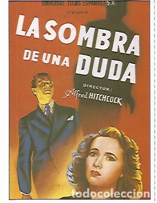 Cartes Postales: CROMO CINE 1229: LA SOMBRA DE UNA DUDA - Varios