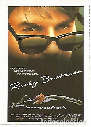 Cartes Postales: CROMO CINE 1266: RISKY BUSINESS - Varios