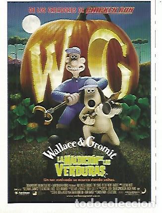 Cartes Postales: CROMO CINE 1251:WALLACE Y GROMIT. LA MALDICION DE LAS VERDURAS - Varios