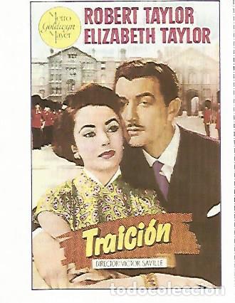 Cartes Postales: CROMO CINE 1273: TRAICION - Varios