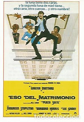Cartes Postales: CROMO CINE 1289: ESO DEL MATRIMONIO - Varios