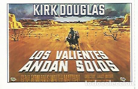 Cartes Postales: CROMO CINE 1294: LOS VALIENTES ANDAN SOLOS - Varios