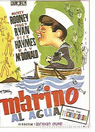 Cartes Postales: CROMO CINE 1317: MARINO AL AGUA - Varios