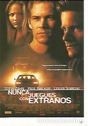 Postales: CROMO CINE 1331: NUNCA JUEGUES CON EXTRA&Ntilde;OS - Varios
