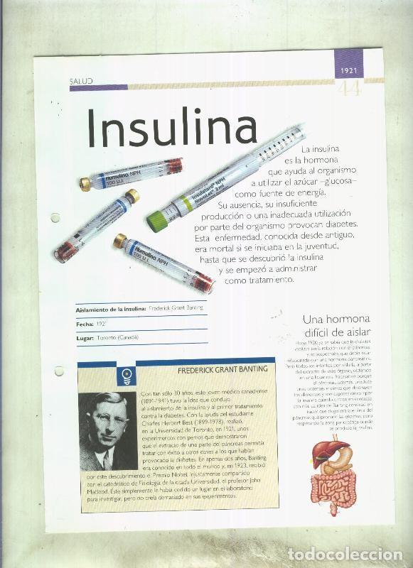 Postales: Insulina: son 4 paginas y - varios