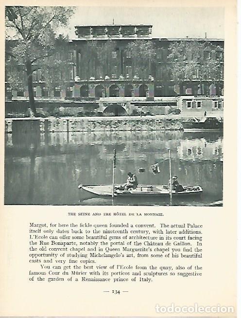 Postcards: LAMINA 1777: PARIS. El Ssena y el Hotel de La Monnaie - Andr&eacute; George