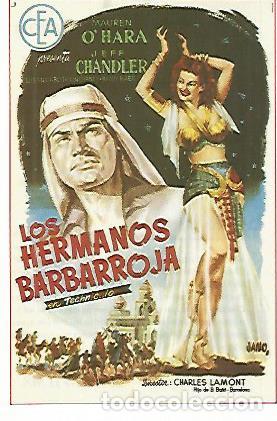Postales: CROMO CINE 1355: LOS HERMANOS BARBARROJA - Varios