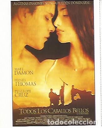 Postales: CROMO CINE 1361: TODOS LOS CABALLOS BELLOS - Varios