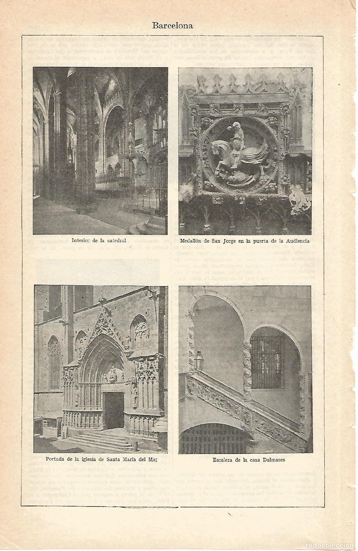 Postkarten: Lamina 056: Barcelona - Varios