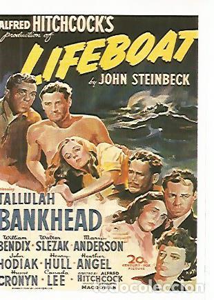 Postkarten: CROMO CINE 1388: LIFEBOAT (NAUFRAGOS) - Varios