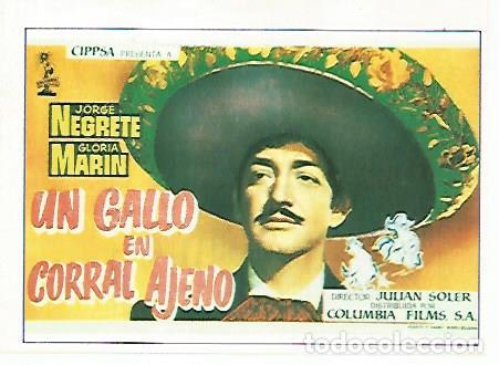 Postkarten: CROMO CINE 1412: UN GALLO EN CORRAL AJENO - Varios