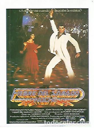Postales: CROMO CINE 1440: FIEBRE DEL SABADO NOCHE - Varios