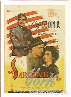 Postkarten: CROMO CINE 1448: SARGENTO YORK - Varios