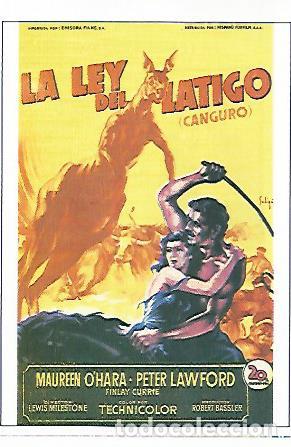 Postkarten: CROMO CINE 1462: LA LEEY DEL LATIGO - Varios