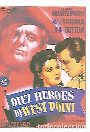 Postkarten: CROMO CINE 1465: DIEZ HEROES DE WESTPOINT - Varios