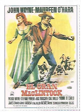 Postkarten: CROMO CINE 1461: EL GRAN MACLINTOCK - Varios