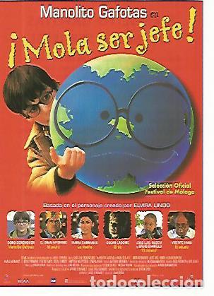 Postales: CROMO CINE 1491: MANOLITO GAFOTAS EN MOLA SER JEFE - Varios