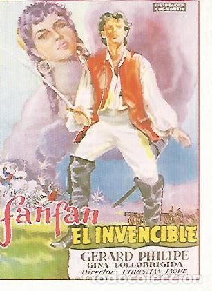 Postkarten: CROMO CINE 1520: FANFAN EL INVENCIBLE - Varios