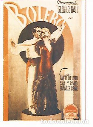 Postales: CROMO CINE 1569: BOLERO - Varios