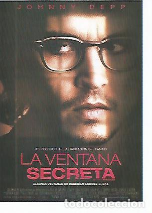 Postales: CROMO CINE 1572: LA VENTANA SECRETA - Varios
