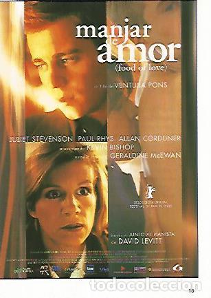 Postales: CROMO CINE 1597: MANJAR DE AMOR - Varios