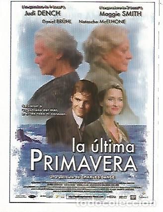 Postales: CROMO CINE 1623: LA ULTIMA PRIMAVERA - Varios