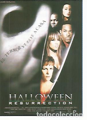 Postales: CROMO CINE 1602: HALLOWEEN RESURRECTION - Varios