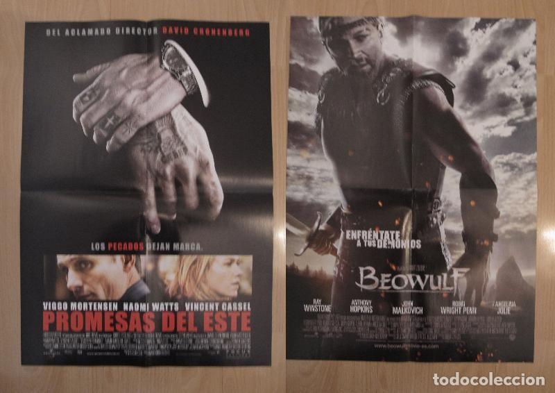 Postcards: Poster doble cine: Beowulf y Promesas del este - Varios