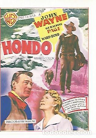 Postales: CROMO CINE 1672: HONDO - Varios