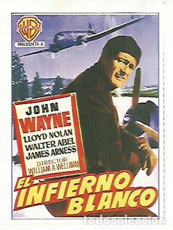 Postcards: CROMO CINE 1675:EL INFIERNO BLANCO - Varios