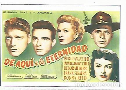 Cartes Postales: CROMO CINE 1723: DE AQUI A LA ETERNIDAD - Varios