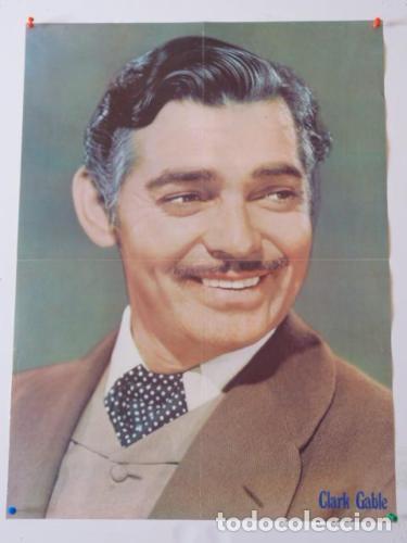 Postais: Poster cine: Clark Gable, en la otra cara imagen de Rita Hayworth - Varios