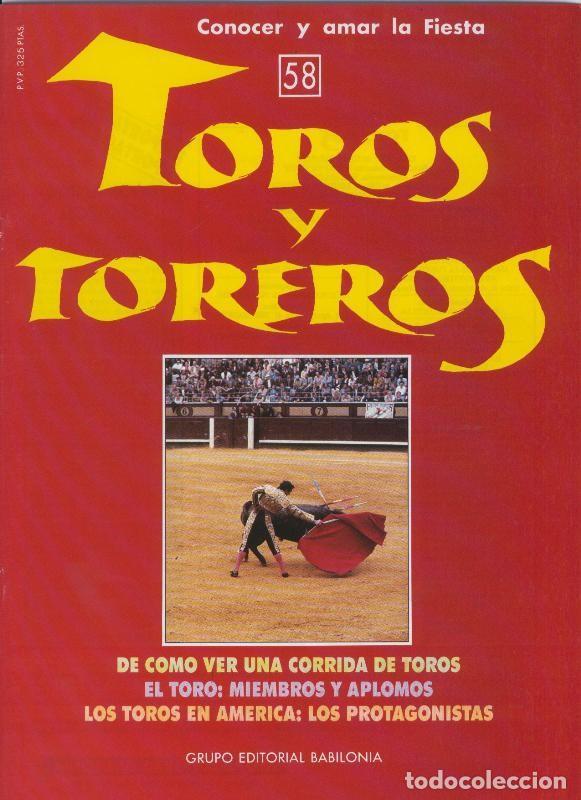 Postkarten: Portada fasciculo Toros y Toreros numero 58 - Varios