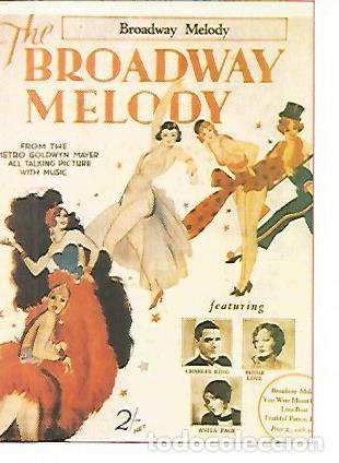 Cartes Postales: CROMO CINE 1818: MELODIAS DE BROADWAY - Varios
