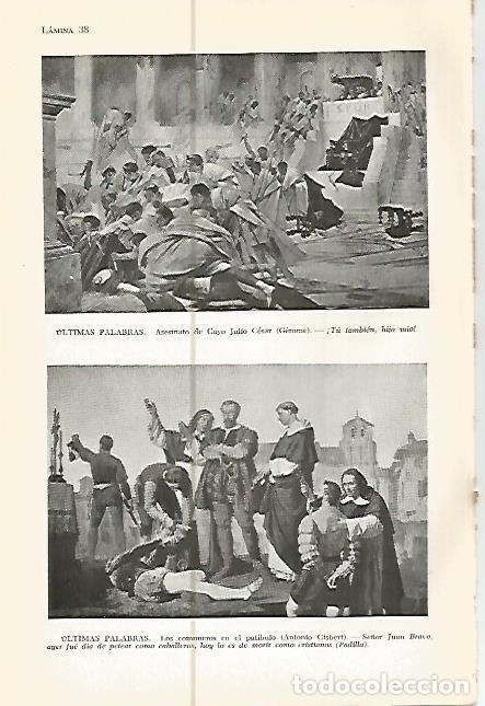 Postales: LAMINA 05368: Asesinato de Julio Cesar por Gerome - Varios
