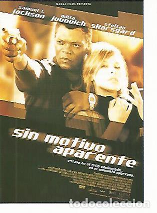 Postcards: CROMO CINE 1844: SIN MOTIVO APARENTE - Varios